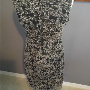 Floral sequins dress